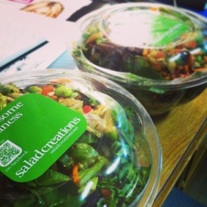 My salads for today!